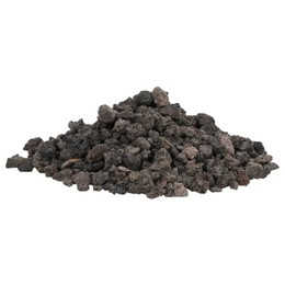 Produktbild von vidaXL Lavagranulat Lavastein 1-2 cm Schwarz - 10 kg