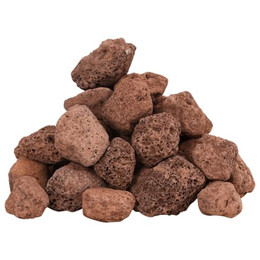 Produktbild von vidaXL Lavagranulat Lavastein 3-5 cm Rot - 25 kg