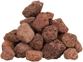 Produktbild von vidaXL Lavagranulat Lavastein Rot 3-5 cm - 25 kg