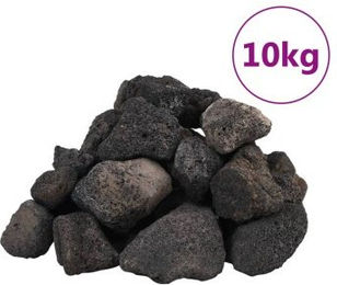 Produktbild von vidaXL Lavagranulat Lavastein Schwarz 5-8 cm - 10 kg