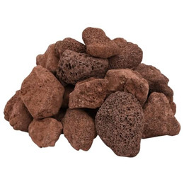 Produktbild von vidaXL Lavagranulat Vulkangestein Rot 5-8 cm - 25 kg