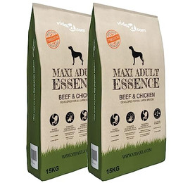 Produktbild von vidaXL Maxi Adult Essence Rind & Huhn Trockenfutter - 2 x 15 kg