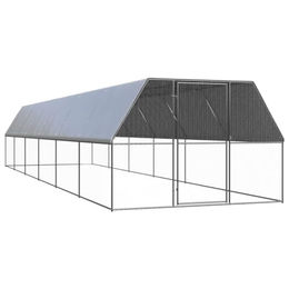 VidaXL Outdoor Hühnerkäfig mit Komplettüberdachung 3x12x2 m – Bild 1 von 7