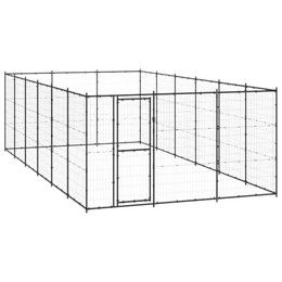 Produktbild von VidaXL Outdoor Hundezwinger aus verzinktem Stahl