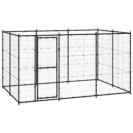 Produktbild von VidaXL Outdoor Hundezwinger aus verzinktem Stahl