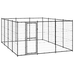 Produktbild von VidaXL Outdoor Hundezwinger aus verzinktem Stahl