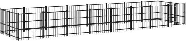 Produktbild von VidaXL Outdoor Hundezwinger Stahl