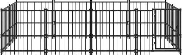 Produktbild von VidaXL Outdoor Hundezwinger Stahl