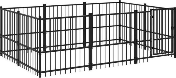 Produktbild von VidaXL Outdoor Hundezwinger Stahl