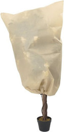 Produktbild von vidaXL Schutznetz Wintervlies mit Kordelzug 12 Stk. 70 g/m² 0,8x0,8 m