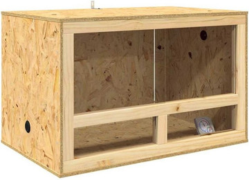 Produktbild von vidaXL Terrarium Terrarium Braun 80 x 50 x 50 cm OSB