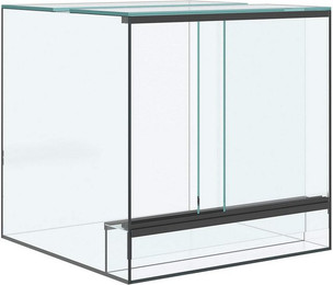 Produktbild von vidaXL Terrarium Terrarium mit Speicher Transparent 30 x 30 x 30 cm Glas