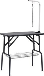 Produktbild von vidaXL Verstellbarer Hundepflegetisch mit Korb und Schlaufe