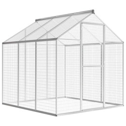 Produktbild von vidaXL Vogel Voliere Aluminium 183x178x194 cm