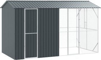 Produktbild von VidaXL Vogelgehege 2,1 m, 4,42 m, 2,47 m