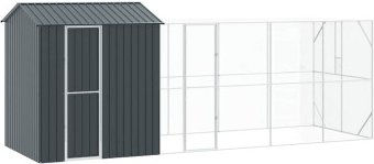 VidaXL Vogelvoliere 2,1 m, 6,19 m, 2,47 m – Bild 1 von 3