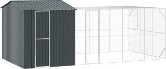 VidaXL Vogelvoliere 3,1 m, 6,19 m, 2,47 m – Bild 1 von 3