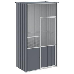 Produktbild von vidaXL Voliere Vogelkäfig aus verzinktem Stahl