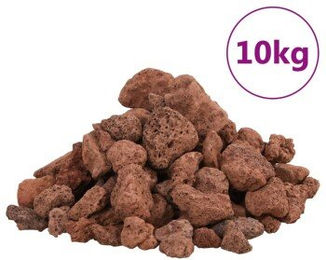 VidaXL Vulkangestein Rot 1-2 cm 10 kg – Bild 1 von 6