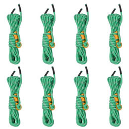 Produktbild von vidaXL Zeltleinen mit Seilspannern 8 Stk. reflektierend 4 m 4 mm - 8 x 4 m