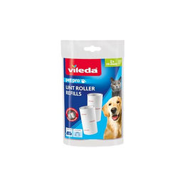 Produktbild von Vileda Pet Pro Haarentfernungsroller-Patrone - 2 x 29 Stk.