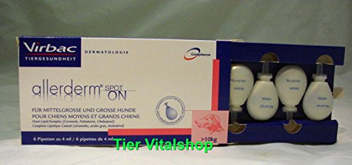 Produktbild von Virbac Allerderm Spot-on für Hunde und Katzen - 6 x 2 ml