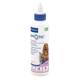 Produktbild von VIRBAC Epiotic Ohrenpflege flüssig für Katzen und Hunde - 125 ml