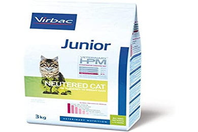 Produktbild von Virbac Vet Hpm Cat Junior Neutered Katzenfutter - 3 kg