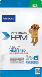 Produktbild von Virbac Veterinary HPM Adult Dog Neutered Large & Medium - 2 x 12 kg