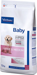 Produktbild von Virbac Veterinary HPM Baby Dog Large & Medium - 2 x 12 kg