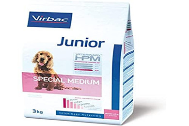 Produktbild von Virbac Veterinary HPM Junior Dog Special Medium - 12 kg