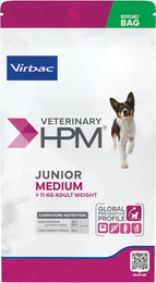 Produktbild von Virbac Veterinary HPM Junior Dog Special Medium - 12 kg