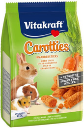 Produktbild von Vitakraft Carotties Nagersnack mit Getreide und Karotte - 7 x 50 g