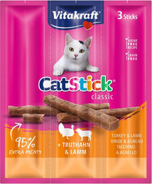 Vitakraft Cat Stick Mini - Pute & Lamm - 8 + 2 gratis – Bild 1 von 2
