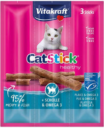 Vitakraft Cat Stick Mini - Scholle & Omega 3 - 8 + 2 gratis – Bild 1 von 2