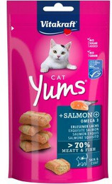Produktbild von Vitakraft Cat Yums mit Lachs - 9 x 40 g