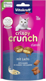 Produktbild von Vitakraft Crispy Crunch Katzensnack mit Lachs - 60 g