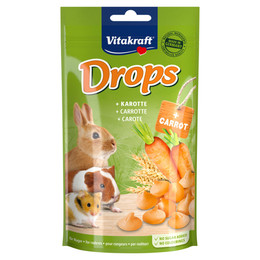 Produktbild von Vitakraft Drops mit Karotte für Nager - 9 x 75 g