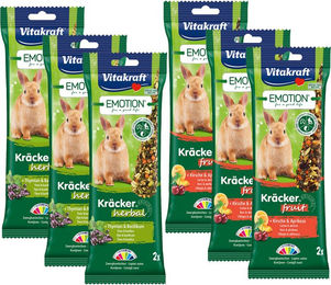 Produktbild von Vitakraft Emotion Kräcker Herbal & Fruit Zwergkaninchen 12 Stück