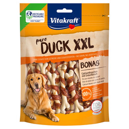 Produktbild von Vitakraft Ente Bonas XXL Hundesnack mit magerem Entenfleisch - 2 x 200 g