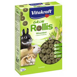 Produktbild von Vitakraft Grün-Rollis Knusperringe für Nager - 500 g