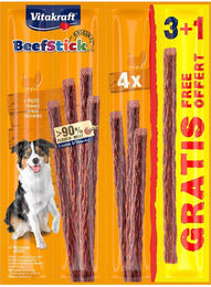 Produktbild von Vitakraft Hundesnack Beef-Stick mit Pute 3+1 gratis