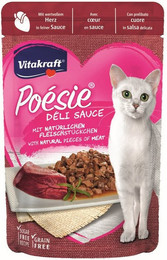 Produktbild von Vitakraft Katzenfutter Poesie DeliSauce, Herz, 23 Beutel