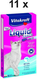 Produktbild von Vitakraft Katzensnack Cat Liquid Snack Lachs, 11 x 90g