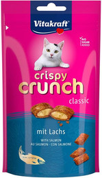 Produktbild von Vitakraft Katzensnack Crispy Crunch mit Lachs 8x60g