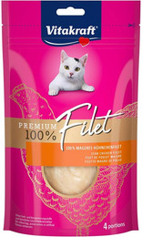 Produktbild von Vitakraft Katzensnack Premium Filet Huhn 4 Stück