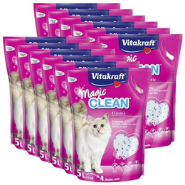 Produktbild von Vitakraft Katzenstreu Magic Clean - 12 x 5 l