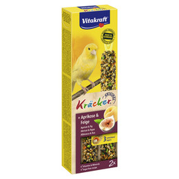 Produktbild von Vitakraft Kräcker Aprikose & Feige für Kanarien - 10 x 2 Stk.