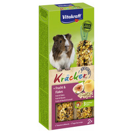 Produktbild von Vitakraft Kräcker Frucht & Flakes für Meerschweinchen