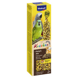 Produktbild von Vitakraft Kräcker Honig-Anis für Papageien - 2 x 2 Stk.
